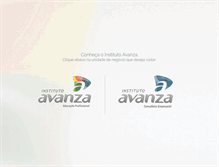 Tablet Screenshot of institutoavanza.com.br