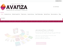 Tablet Screenshot of institutoavanza.es